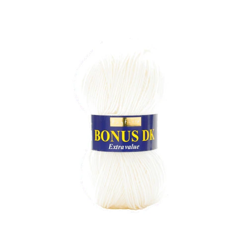 Sirdar Hayfield Bonus Knitting Yarn, 19 x 9 x 9 cm, Cream