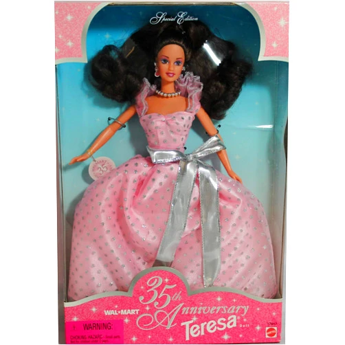 Mattel Barbie Wal-Mart 35th Anniversary Teresa Doll Special Edition 1997 Mattel #17617