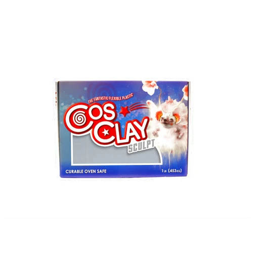 Cosclay Sculpt - Extra Firm Gray - Flexible Polymer Clay (1lb)
