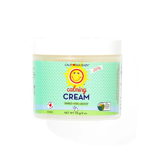 California Baby Calming Cream | Lavender Hypoallergenic Baby Lotion | 100% Plant-based | Soothing Baby Cream for Dry, Sensitive Skin | 113 g / 4 oz