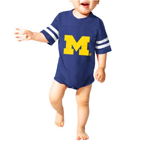 Little King College Football Infant Jersey Game Romper-Sizes 6M 12M 18M