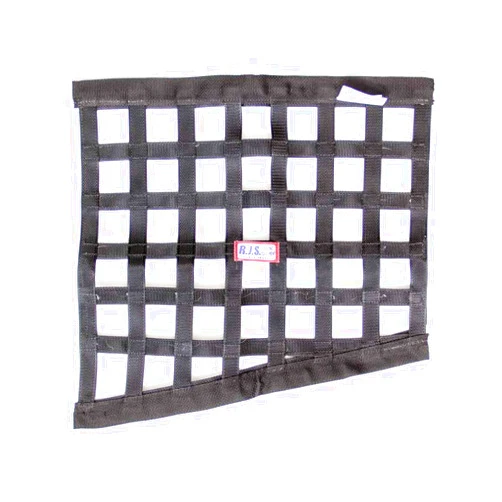 RJS Racing Equipment 10000101 Angled Window Net , Black