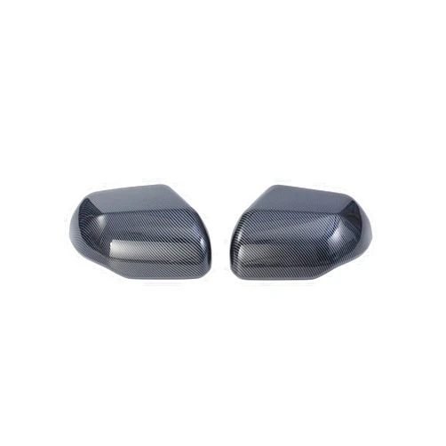 EDEMCO Compatible with Toyota Tundra 2023, 1 Pair Car Side Rearview Mirror Covers Reversing Mirror Protective Shell Auto Styling Decoration,C Carbon Fiber Look