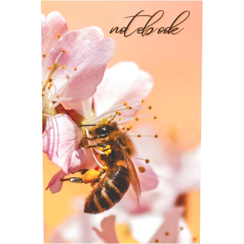 Reymun Jarbage Notebook: bee on a flower