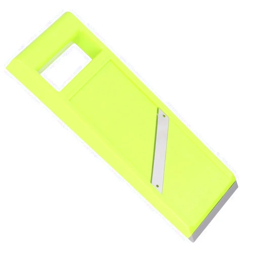 Fockety Vegetable Slicer, 4.25 x 10.8in Stainless Steel Mandoline Food Slicer with Hanging Hole, Handheld Vegetable Chip Maker Food Chopper for Potato, Carrot, Vegetables, Zucchini