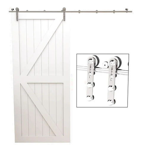 TSMST 8ft Sliding Barn Door Hardware fit 48