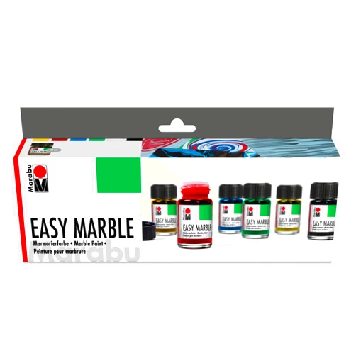 Marabu Easy Marble Paint Starter Set (MBU66053)