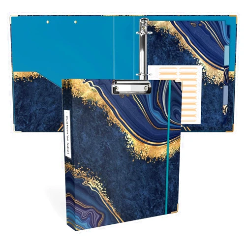 Ospelelf 3 Ring Binder 1.5 Inch, Cute Binder for Letter Size (11