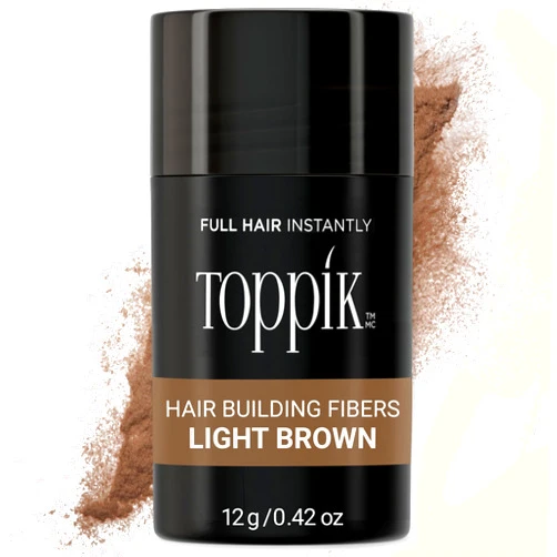 Toppik Hair Building Fibers, Fill In Fine or Thinning Hair Instantly Thicker, Fuller Looking Hair 9 Shades,4 size options