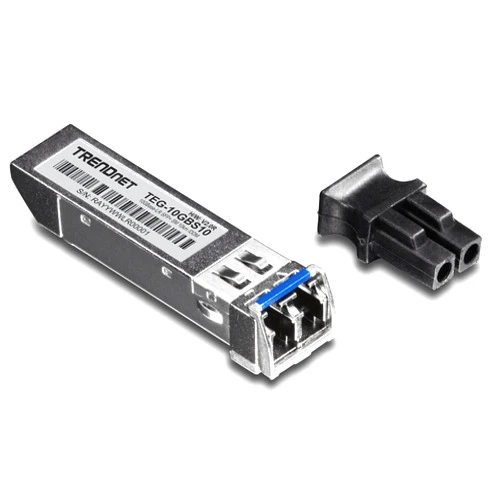 TRENDnet SFP to RJ45 10GBASE-LR SFP+ Single Mode LC Module, TEG-10GBS10, Up to 10 km (6.2 Miles), Hot Pluggable SFP Transceiver, Duplex LC Connector, 1310nm, 3.3V Power Supply, Lifetime Protection