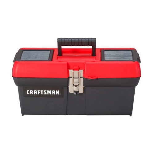 CRAFTSMAN Tool Box, Lockable, 16 in., Red/Black (CMST16901)