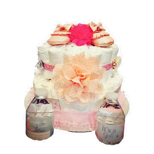 Generic Baby Shower Diaper Cake, New Mom Gift