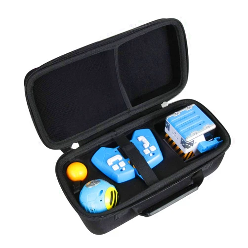 Hermitshell Hard EVA Travel Case Compatible with Mibro - Really Rad Robots Interactive Remote Control Robot and Yakbot YB-01 Blue