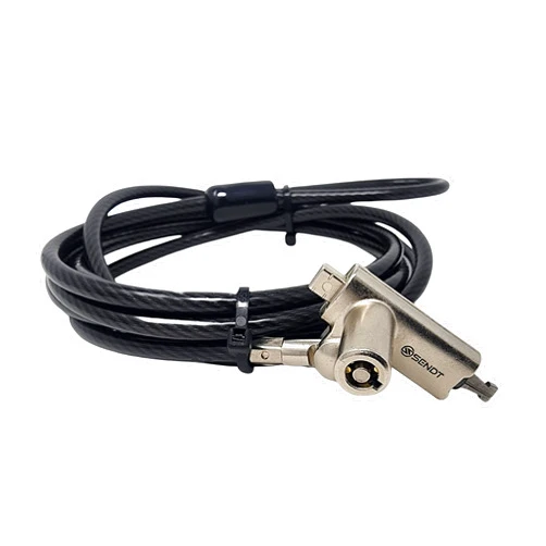 Sendt 3 in 1 Black Notebook/Laptop Lock for Kensington, Nano, and Wedge Security Slots