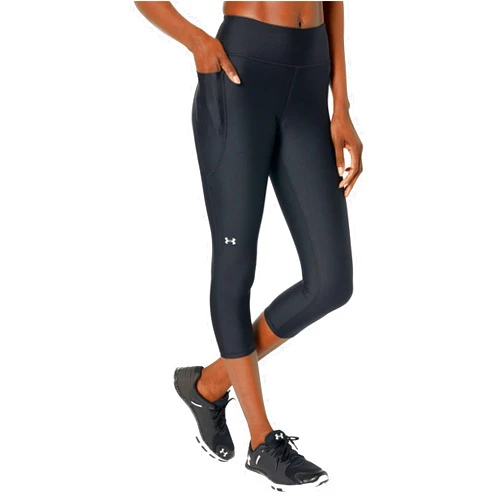 Under Armour Women's HeatGear Mid Pocketed Capri