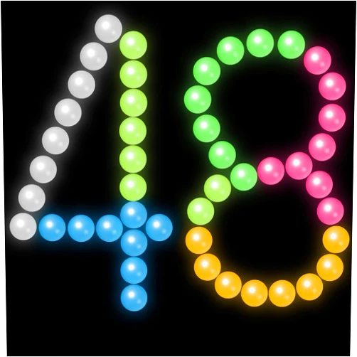 Zhanmai 48 Pcs Sticky Balls Set, Glow in The Dark Ceiling Balls for Teens Adults Anxiety Relax Stress Balls Luminescent Sticky Balls Sensory Stress Relief Sticky Balls for Party Favors Supplies