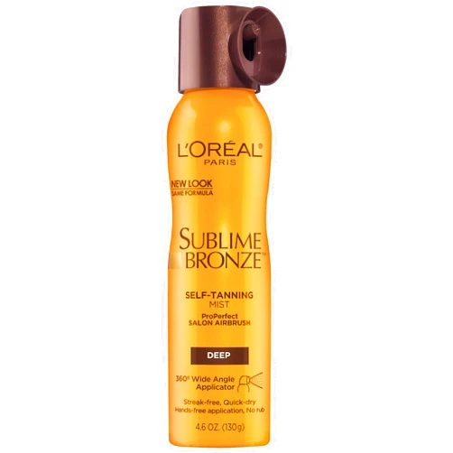 L’Oréal Paris L'Oreal Paris Sublime Bronze Self Tanning Mist, Deep to Natural Spray Tan, 4.6 oz
