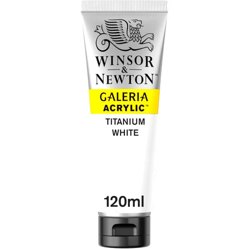 Winsor & Newton 120ml Galeria Acrylic Paint - Titanium White