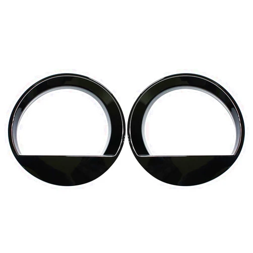 MOTOKU Black Angry Bird Style Front Lamp Headlight Cover Trim for Patriot 2011 2012 2013 2014 2015 2016 2017