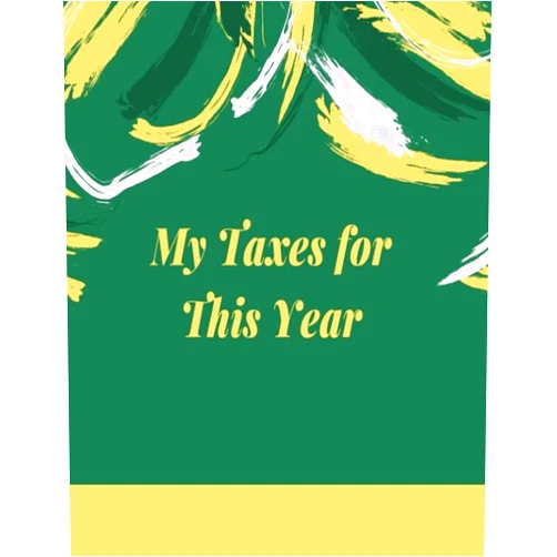 Cemile demirdögen 2021-2022 tax planner: 2021-2022 annual tax records tracker Checklist for taxes and taxes