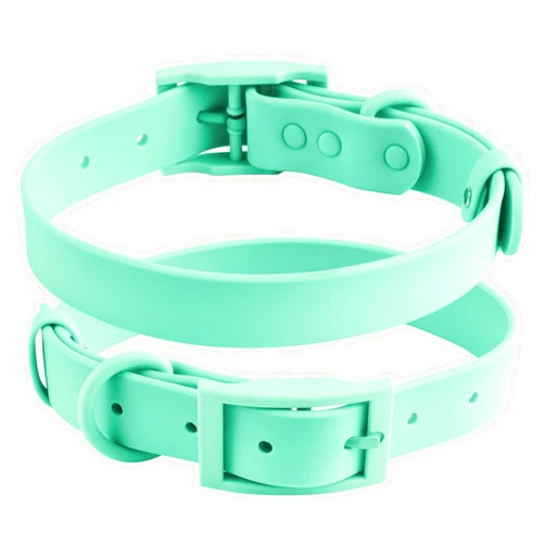 Kidding pets Waterproof Dog Collar, Anti-Odor Adjustable Heavy Duty Dog Collar with Wear-Resisting Coated Metal Buckle, Stronger Than Leather for Small, Medium, Large Dogs