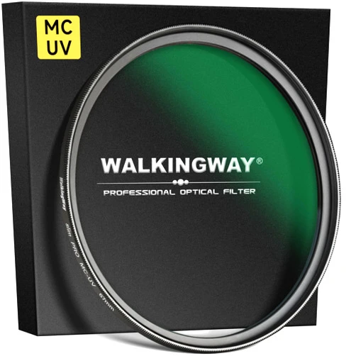 Walking Way 82MM MC UV Lens Protection Filter/Slim UV Lens Filter/HD Optical Glass Aluminum Alloy Made 28 Layer Nano-Coatings Camera Ultraviolet Filter/Water Repellent/Scratch Resistant