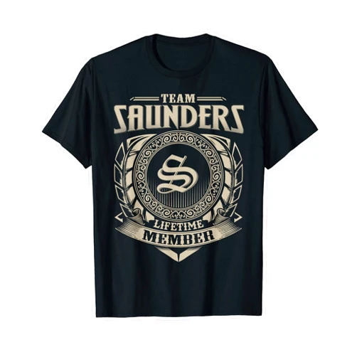Funny Classic SAUNDERS Family Vintage Tee Gift Team SAUNDERS Lifetime Member Vintage SAUNDERS Family T-Shirt