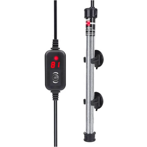 hygger Submersible Aquarium Heater, 100W 150W 200W 300W Adjustable Fish Tahk Heater with Temperature Controller, LED Display, Small Aquarium Betta Heater for up to 20/26/40/48 Gallons
