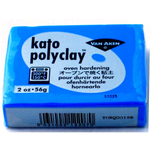 Generic Kato Polymer Clay Oven Jewelry Craft Bake Polyclay Bar Art Van Aken 2 Oz (TURQUOISE BLUE)