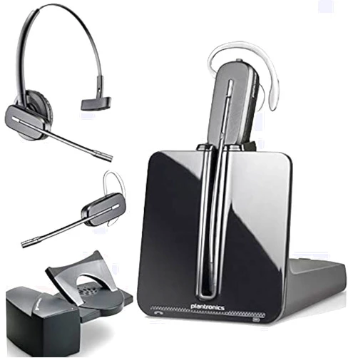 Plantronics CS540 Wireless Headset with Savi HL10 Straight Plug Lifter