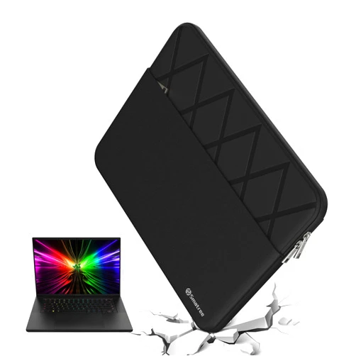 Smatree 16 inch Laptop Sleeve for Razer Blade 16 2023/2024, Razer Protective Laptop Case with Accessory Pocket, YKK Zipper, Patented Super Corner Design (E619)