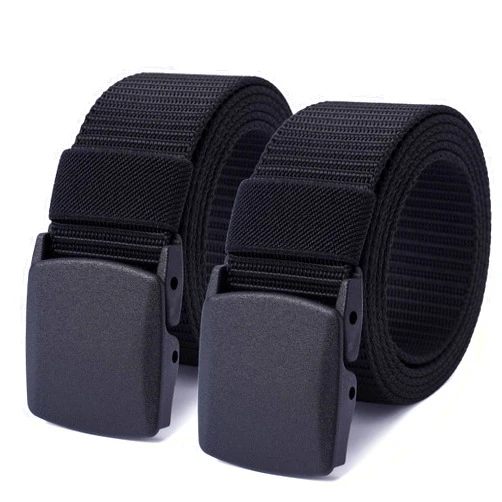 Mile High Life | Nylon Web Belt | Outdoor Military Belt | TSA YKK Safe Buckle Plastic/Metal