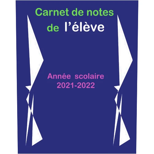 French Edition by Martin Renaud (Author) Carnet de notes de l'élève: Année scolaire 2020-2021 (French Edition)