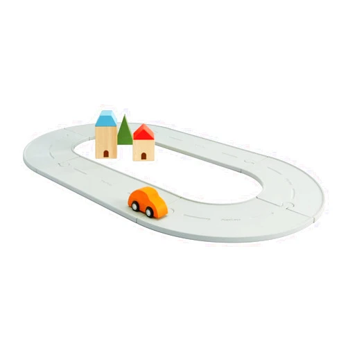 PlanToys Rubber Road & Rail Set Small (6300)