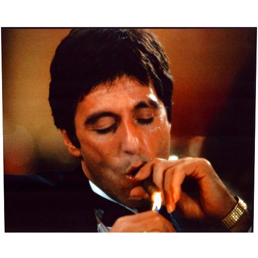 Posterazzi Al Pacino Lighting Cigar In Scarface Photo Print (16 x 20) - Item # MVM01488