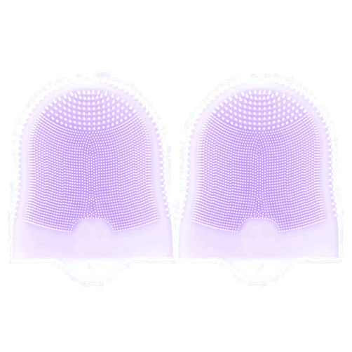 FOMIYES 2pcs Cleansing Massage Finger Cots Scrubstar for Women Silicone Pore Cleaner Tool Skin Handheld Scrubber Deep Cleaning Facial Brush Miss Scrub Brush Face