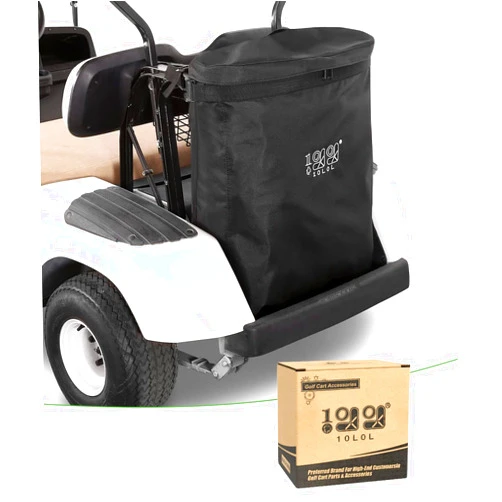 10L0L Golf Cart Cargo Bag for 2 Passenger Golf Carts, Golf Car Storage Bag Grocery Shopping Bag for EZGO TXT/RXV, Club Car DS/Precedent, Yamaha Golf Cart