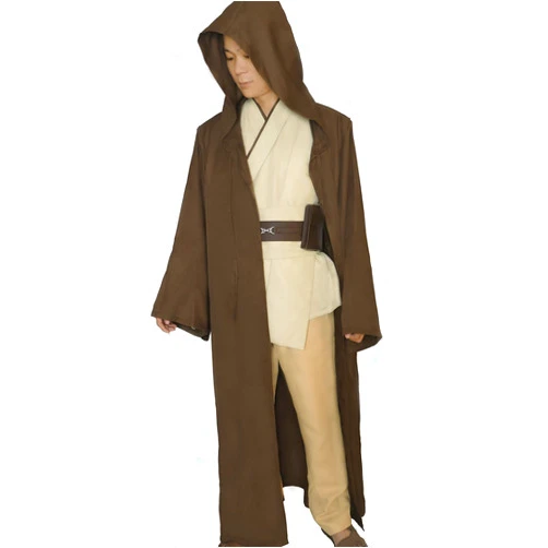 ETERNALMARK Jedi Costume Adult Men Anakin Skywalker Obi Wan Kenobi Robe Cloak Cosplay Halloween Outfit Clothing Suits