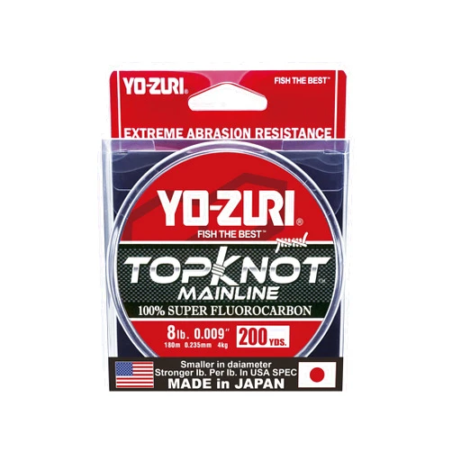 Yo-Zuri Topknot Mainline Natural Clear 200 Yards Fluorocarbon Fishing Line