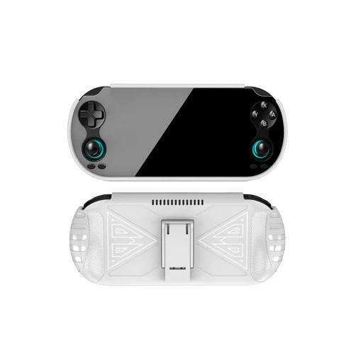 UYRUREL Compatible with ANBERNIC RG VITA/RG VITA Pro,UYRUREL Soft TPU Material, Shock-Absorbing and Anti Drop Protection Soft Shell,Comes with Stand,White