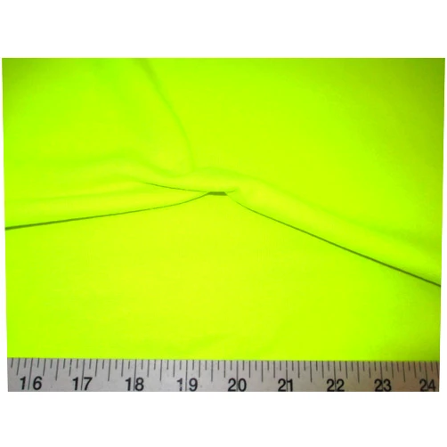 Paylessfabrics.com Discount Fabric Tubular Cotton Jersey Spandex Knit Neon Yellow TB108