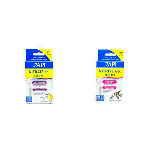 API 90-Test Nitrate and 180-Test Nitrite Aquarium Water Test Kits for Freshwater & Saltwater Tanks