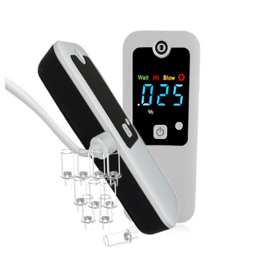 IBACheck Rechargeable Breathalyzer and Last 200 Test After Full Charged, 10 Memories and Visible at Night (Htn Blue)