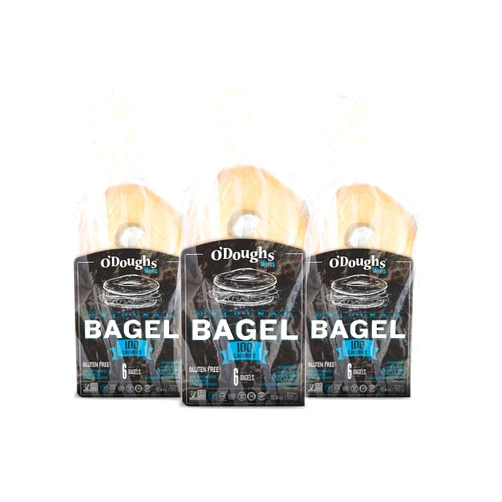 O'doughs Thins Gluten Free Original Bagel , 18 Oz (Pack of 6)