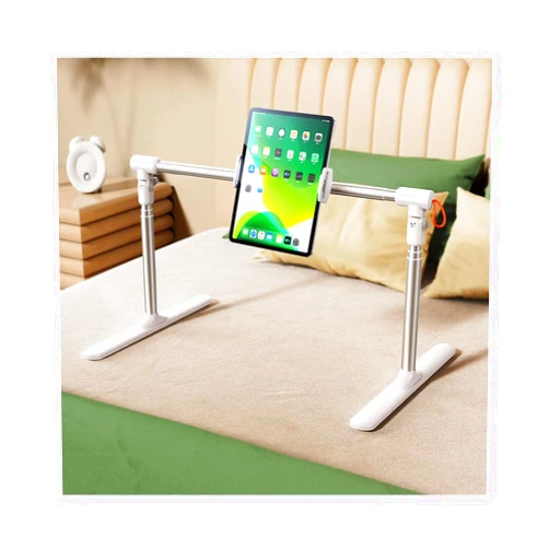 Moxamo Lazy Tablet Holder, no Need to Install Lazy Mobile Phone Holder at The Bedside, Retractable Lifting Mobile Phone Tablet Holder, Suitable for 4.7-12.9in Mobile Phones and Tablets, for beds, Sofas