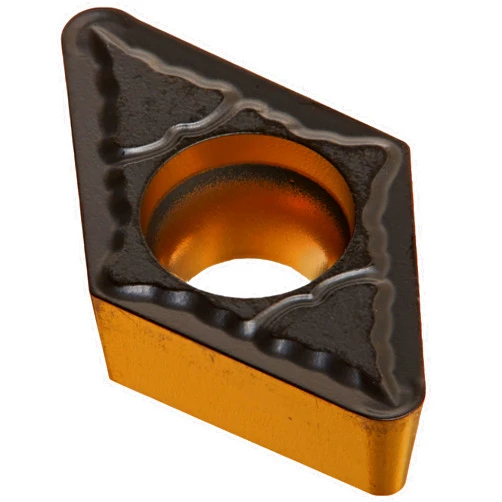 Sandvik Coromant, DCMT 3(2.5)3-PM 4315, CoroTurn 107 Insert for Turning, Carbide, Diamond 55°, Neutral Cut, 4315 Grade, Ti(C,N)+Al2O3+TiN, Inveio™ Coating Technology (Pack of 10)
