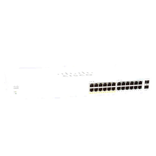 Cisco Business CBS110-24PP Unmanaged Switch | 24 Port GE | Partial PoE | 2x1G SFP Shared | Limited Lifetime Protection (CBS110-24PP-NA)