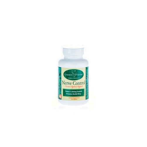 Common Sense Herbal Products Nerve Control: Central Nervous System Support (120 Tablets)