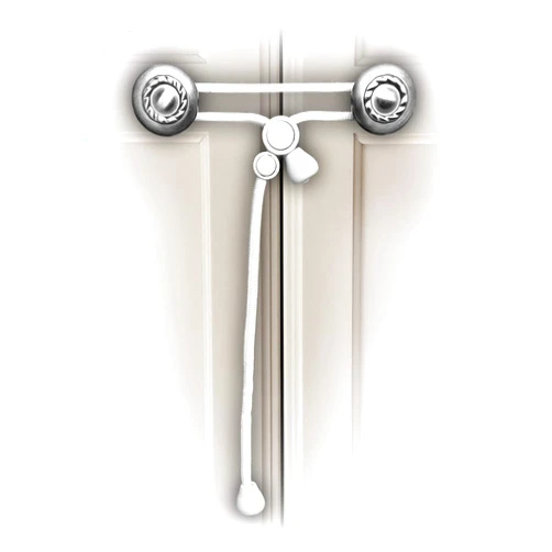 KisCords Baby Safety Cabinet Locks for Knobs Child Safety Cabinet Latches for Home Safety Strap for Baby Proofing Cabinets Kitchen Door RV No Drill No Screw No Adhesive (White)
