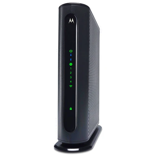 Motorola MG7315 Modem WiFi Router Combo | DOCSIS 3.0 Cable Modem + N450 Single Band Wi-Fi Gigabit Router | 343 Mbps Max Speeds | Approved by Cox and Spectrum
